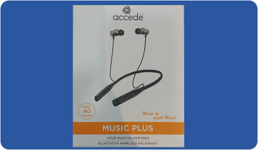 Accede Music Plus Bluetooth Wireless Neckband